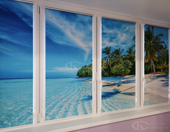 Порфолио Рулонные шторы Мини