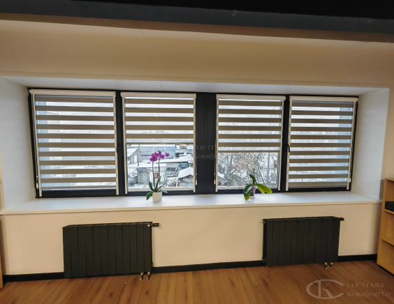 Порфолио работ шторы День-Ночь Комбо они