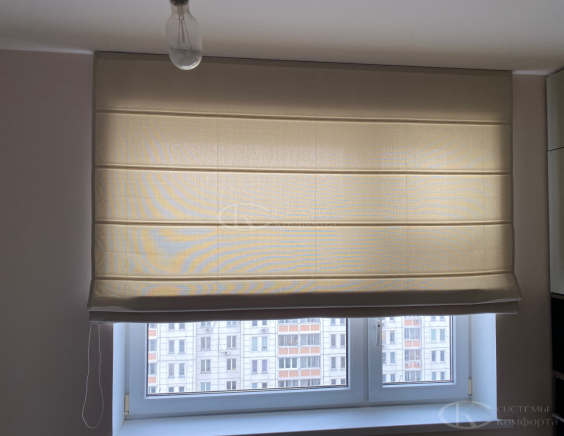 Портфолио работ Римские шторы